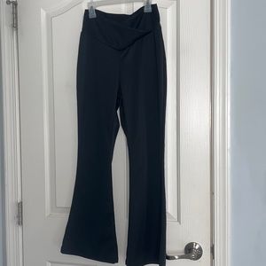 Cross over flare leggings